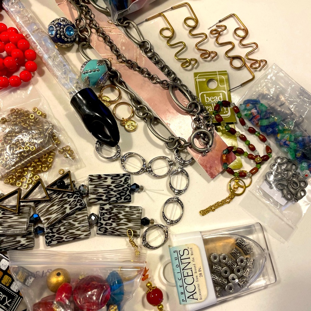 Lot of beads for crafts and jewelry making